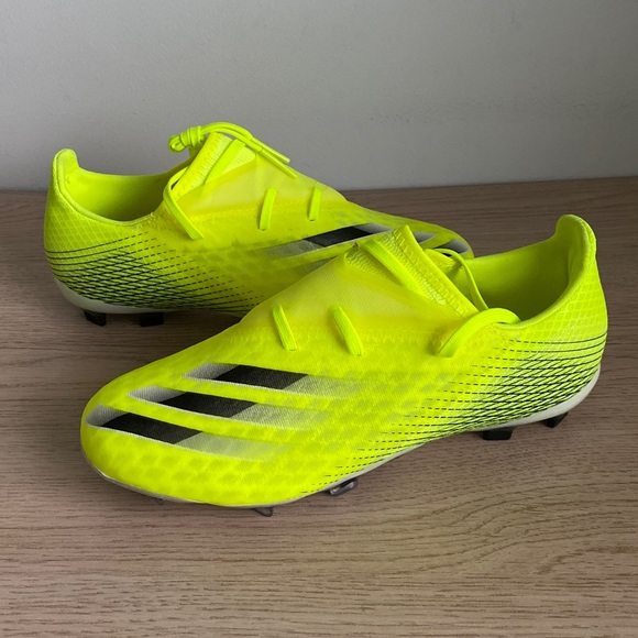 ADIDAS X GHOSTED.2 FG AG SOCCER CLEATS SHOES YELLOW - MENS SIZE 7